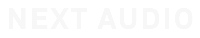Schriftzug NEXTAUDIO